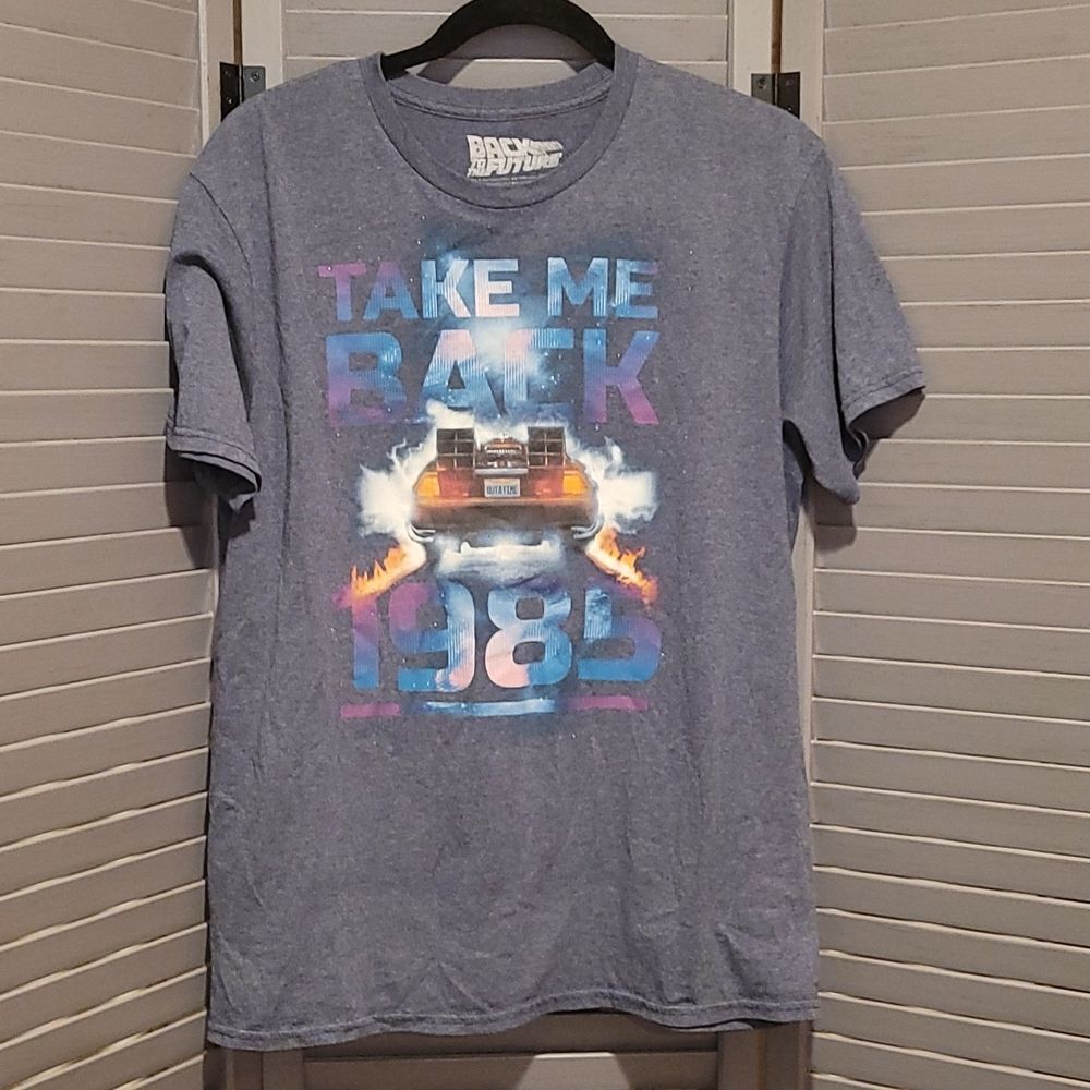 Take Me Back to 1985- Back To The Future T-shirt- Size L
